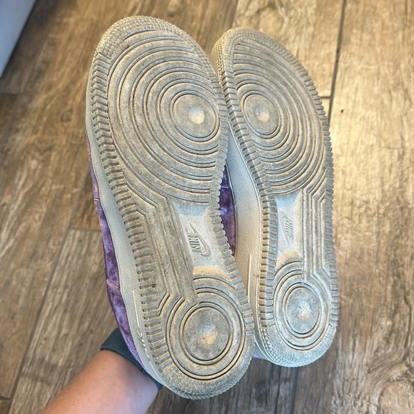 nike air force 1 LV8 Tea Berry BORDEAUX VELVET size 6.5 - Picture 6 of 7